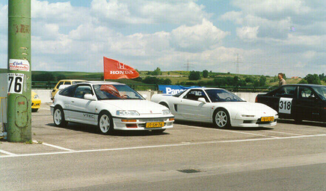 Honda crx white smoke #7